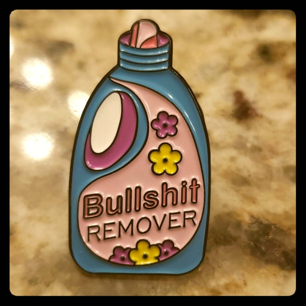 Bullshit Remover Brooch
